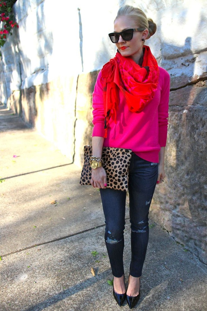 cozy vibe pink and red trend