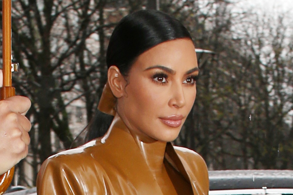 H Kim Kardashian με ένα total latex look