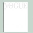 The cover of Vogue Italia April issue, Courtesy of Vogue Italia