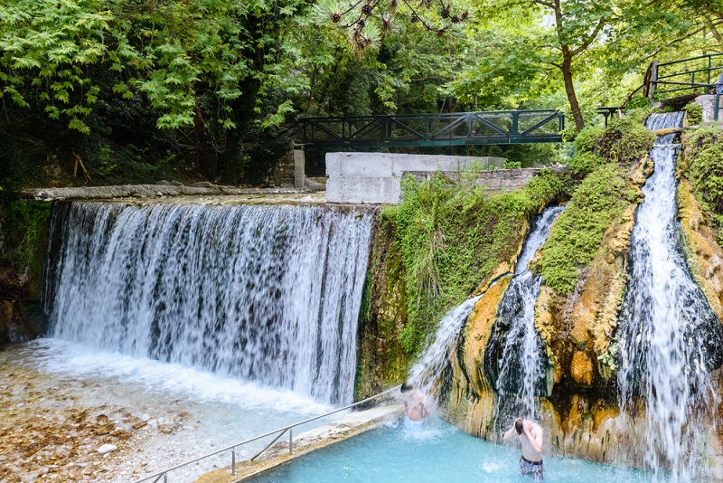 Edessa,,Greece.,Loutra,Pozar,Thermal,Baths,And,Hot,Springs,In
