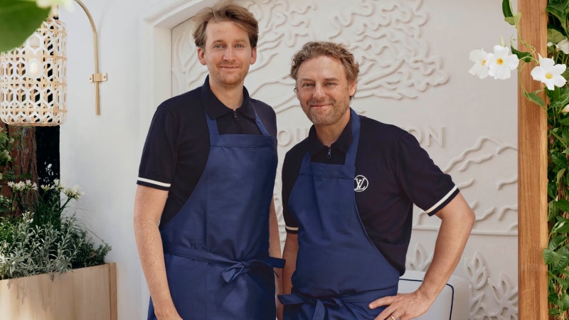 chef Arnaud Donckele και pastry chef Maxime Frédéric