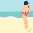 body shaming beach