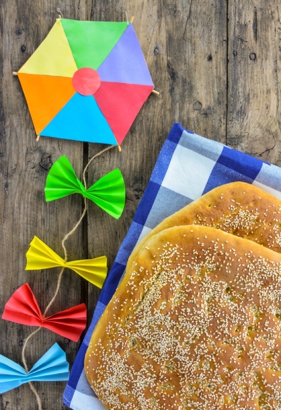 λαγάνα σαρακοστιανά