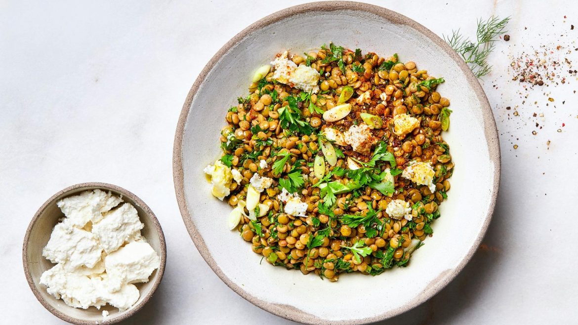 σαλάτα φακές